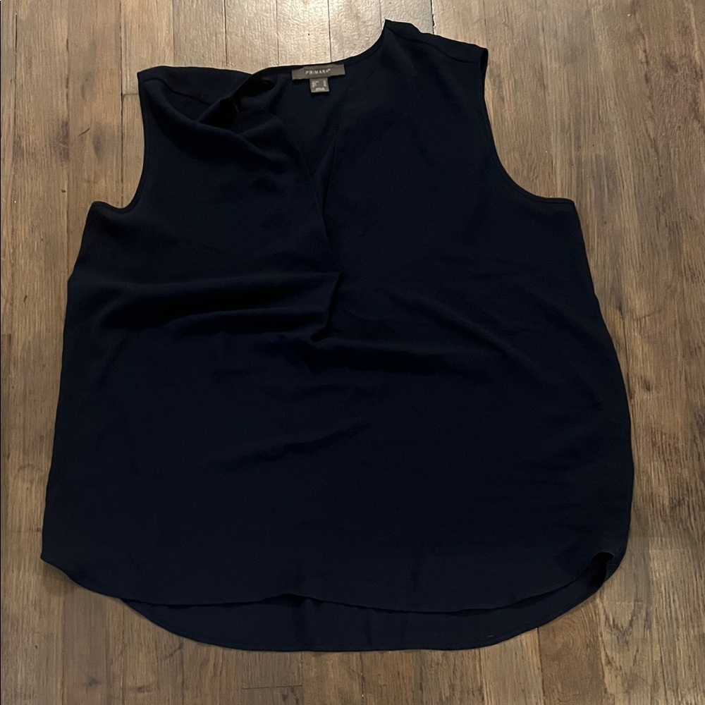a new day Navy V-Neck Blouse
